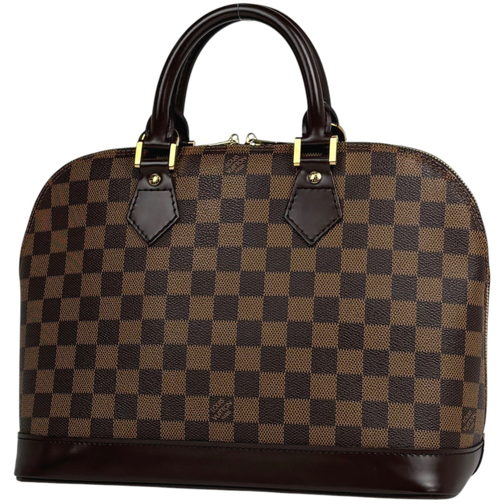 Louis Vuitton Alma Handbag, Damier Brown, N51131, Women's